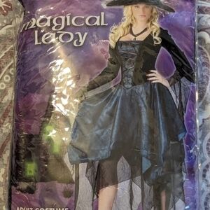 Magic Enchantress Costume in Purple and Black